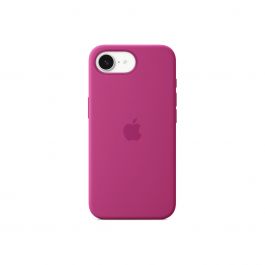 Husa de protectie Apple pentru iPhone 16e, Silicon, Fuchsia