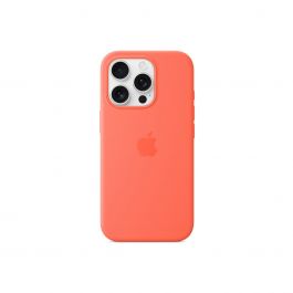 Husa de protectie Apple cu MagSafe pentru iPhone 16 Pro, Silicon, Tangerine (SEASONAL)