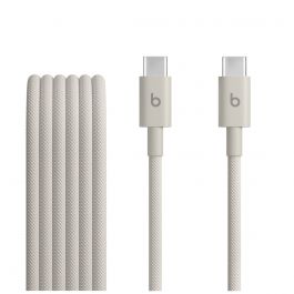 Cablu Beats USB-A la USB-C de 1,5 m, Woven, Gri