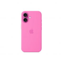 Husa de protectie Apple cu MagSafe pentru iPhone 16, Silicon, Peony (SEASONAL)