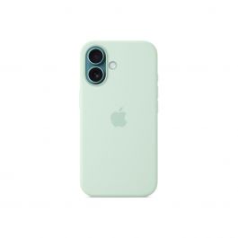 Husa de protectie Apple cu MagSafe pentru iPhone 16, Silicon, Aquamarine (SEASONAL)