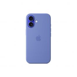 Husa de protectie Apple cu MagSafe pentru iPhone 16, Silicon, Periwinkle (SEASONAL)