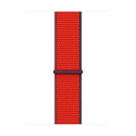 Curea Apple pentru Apple Watch 44mm, (PRODUCT)RED Sport Loop (Seasonal Fall 2020)