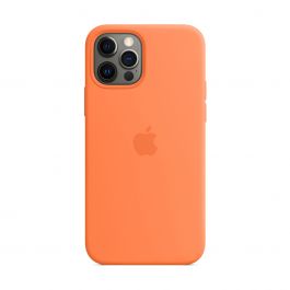 Husa de protectie Apple pentru iPhone 12 Mini Silicon, Kumquat