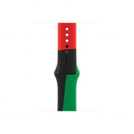 Curea Apple pentru Apple Watch 44mm Black Unity Sport Band - S/M