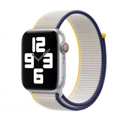 Curea Apple pentru Apple Watch 44mm, Sea Salt Sport Loop (Seasonal Spring2021)