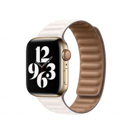 Curea Apple Watch 44mm Band: Chalk Link Bracelet - Small