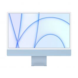 iMac 24" cu procesor Apple M1, 24", Retina 4.5K, 8GB, 256GB SSD, 7-core GPU, Blue, INT KB