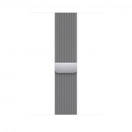 Curea Apple pentru Apple Watch 45mm Silver Milanese Loop