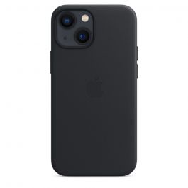 Husa de protectie Apple cu MagSafe pentru iPhone 13 Mini, Piele, Midnight