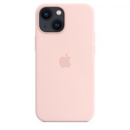 Husa de protectie Apple cu MagSafe pentru iPhone 13 Mini, Silicon, Chalk Pink