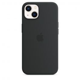 Husa de protectie Apple cu MagSafe pentru iPhone 13, Silicon, Midnight