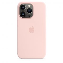 Husa de protectie Apple cu MagSafe pentru iPhone 13 Pro, Silicon, Chalk Pink