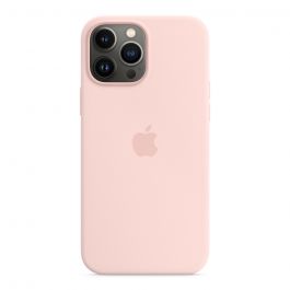 Husa de protectie Apple cu MagSafe pentru iPhone 13 Pro Max, Silicon, Chalk Pink