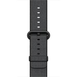 Curea Apple Watch 38mm Black Woven Nylon