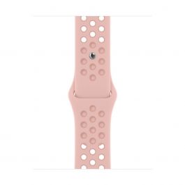 Curea Apple pentru Apple Watch 45mm Pink Oxford/Rose Whisper Nike Sport Band - Regular