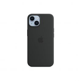 Husa de protectie Apple cu MagSafe pentru iPhone 14, Silicon, Midnight