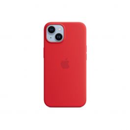 Husa de protectie Apple cu MagSafe pentru iPhone 14, Silicon, (PRODUCT)RED