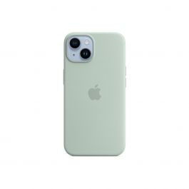 Husa de protectie Apple cu MagSafe pentru iPhone 14, Silicon, Succulent