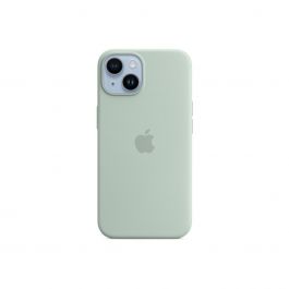 Husa de protectie Apple cu MagSafe pentru iPhone 14 Plus, Silicon, Succulent