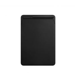 Husa de protectie Apple Sleeve pentru iPad Pro 10.5", Piele, Negru