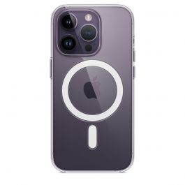Resigilat: Husa de protectie Apple cu MagSafe pentru iPhone 14 Pro, Transparent