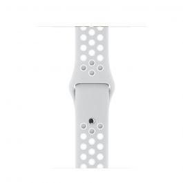 Curea Apple Watch Nike+ 38mm Pure Platinum/White Nike Sport Band - S/M & M/L