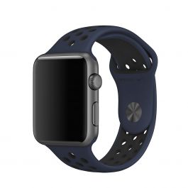 Curea Apple Watch 42mm Nike Obsidian/Black Nike Sport Band - S/M & M/L