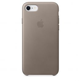 Husa de protectie Apple pentru iPhone 7/8/SE, Piele, Taupe