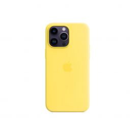 Husa de protectie Apple cu MagSafe pentru iPhone 14 Pro Max, Silicon, Canary Yellow