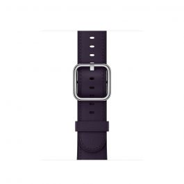 Curea Apple Watch 38mm Dark Aubergine Classic Buckle