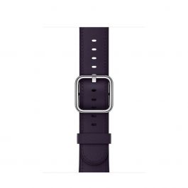 Curea Apple Watch 42mm Dark Aubergine Classic Buckle
