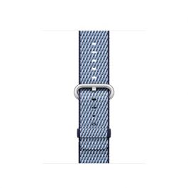 Curea Apple Watch 38mm Midnight Blue Check Woven Nylon