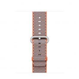 Curea Apple Watch 38mm Spicy Orange Check Woven Nylon