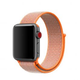 Curea Apple Watch 38mm Band: Spicy Orange Sport Loop