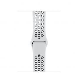 Curea Apple Watch 42mm Nike Pure Platinum/Black Nike Sport Band - S/M & M/L