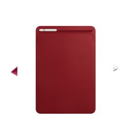 Husa de protectie Apple Sleeve pentru iPad Pro 10.5", Piele, (PRODUCT)RED