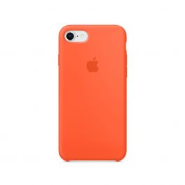Husa de protectie Apple pentru iPhone 7/8/SE, Silicon, Spicy Orange