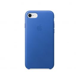 Husa de protectie Apple pentru iPhone 7/8/SE, Piele, Electric Blue