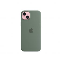 Husa de protectie Apple cu MagSafe pentru iPhone 15 Plus, Silicon, Cypress