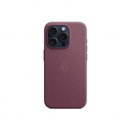 Husa de protectie Apple FineWoven cu MagSafe pentru iPhone 15 Pro, Mulberry