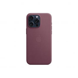 Husa de protectie Apple FineWoven cu MagSafe pentru iPhone 15 Pro Max, Mulberry