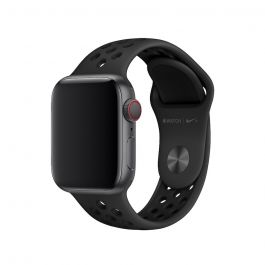 Curea Apple Watch 40mm Nike Band: Anthracite/Black Nike Sport Band - S/M & M/L