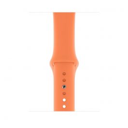 Apple Watch 44mm Band: Papaya Sport Band - S/M & M/L (Seasonal Spring2019)