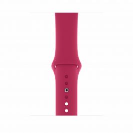 Curea Apple Watch 44mm Band: Pomegranate Sport Band - S/M & M/L (Seasonal Winter2019)