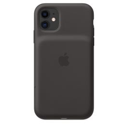 Husa de protectie Apple cu baterie pentru iPhone 11, Negru