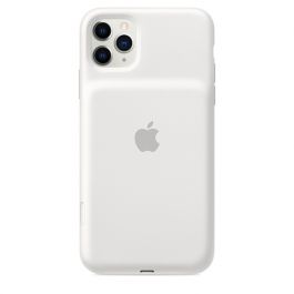 Husa de protectie Apple cu baterie pentru iPhone 11 Pro Max, Alb