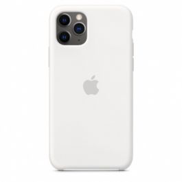 Husa de protectie Apple pentru iPhone 11 Pro, Silicon, Alb