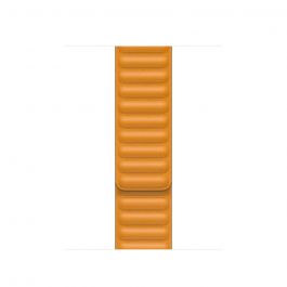 Curea Apple pentru Apple Watch 41mm Golden Brown Leather Link - S/M