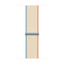 Curea Apple pentru Apple Watch 44mm Band: Cream Sport Loop